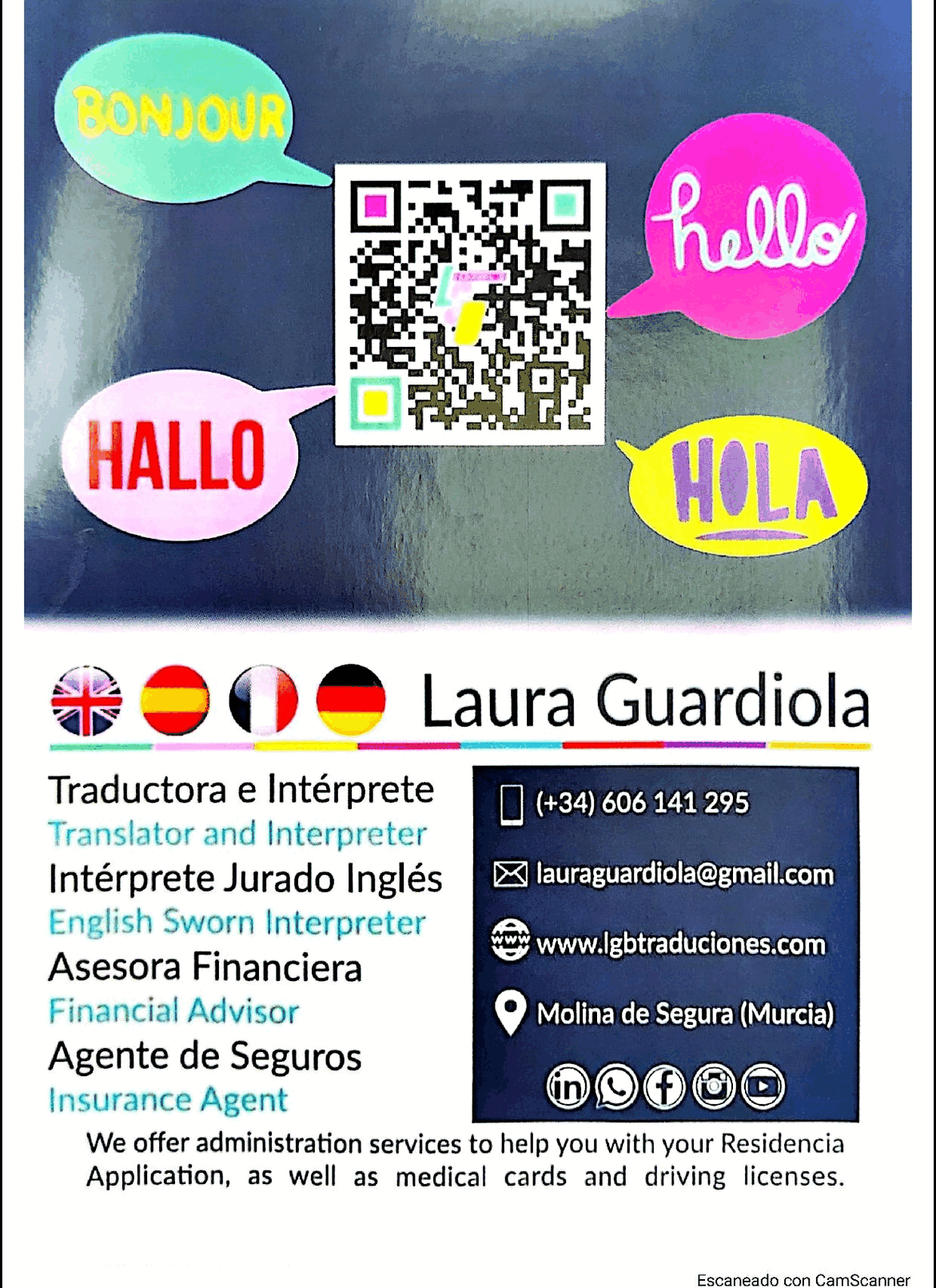 Traductora / Intérprete /  Asesora