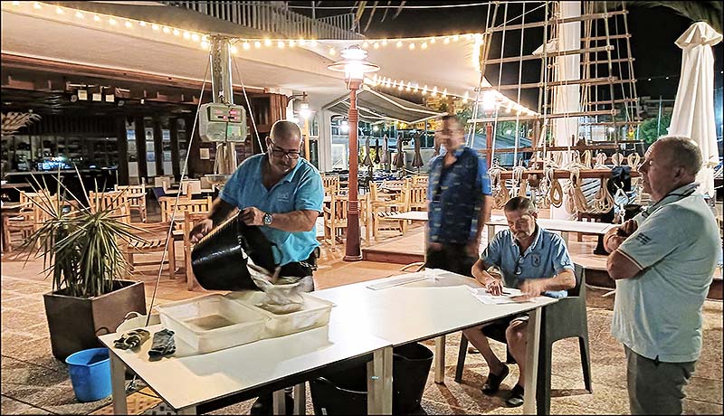 La embarcación Tamara y Celia consiguió el primer lugar en la segunda manga del concurso de pesca de Mabre