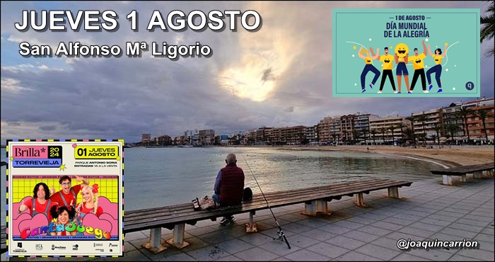 Agenda del jueves 1 de agosto