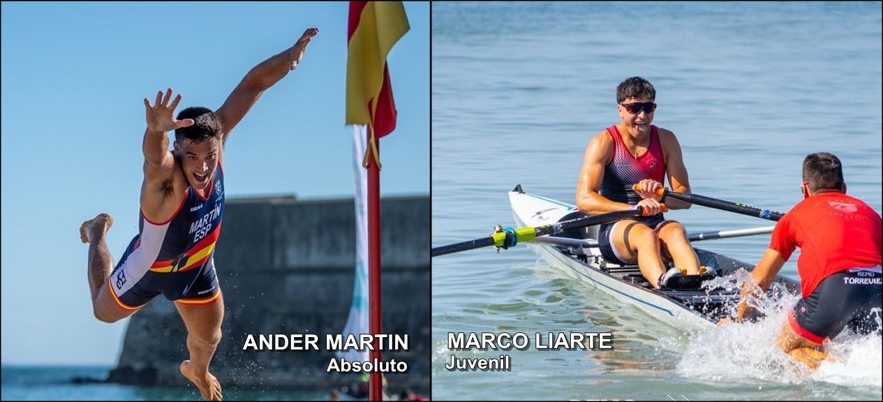 Los materos Ander Martín y Marco Liarte, convocados para el Equipo Nacional de Beach Sprint