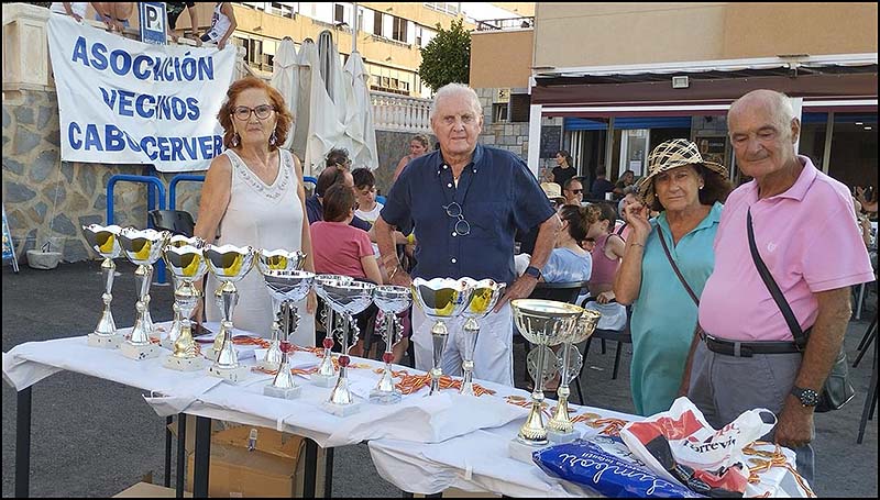 Con la entrega de premios finaliza la semana de juegos sociales en las fiestas de Cabo Cervera