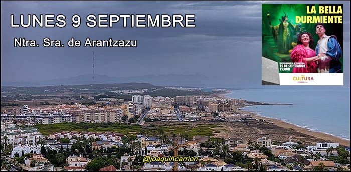 Agenda del lunes 9 de septiembre