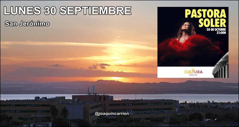 Agenda del lunes 30 de septiembre