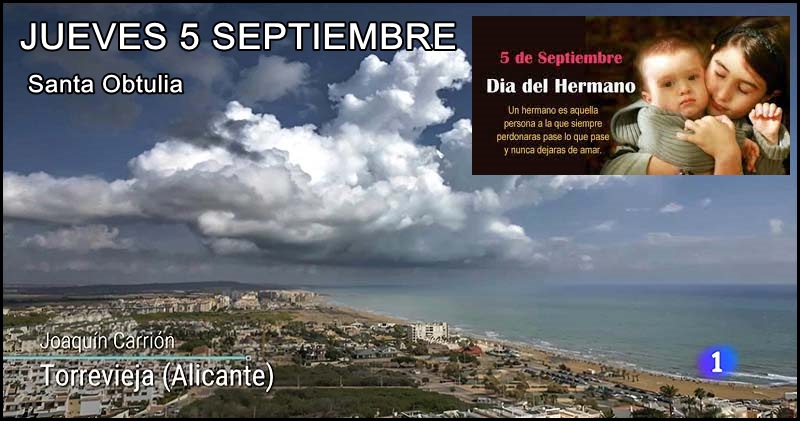Agenda del jueves 5 de septiembre