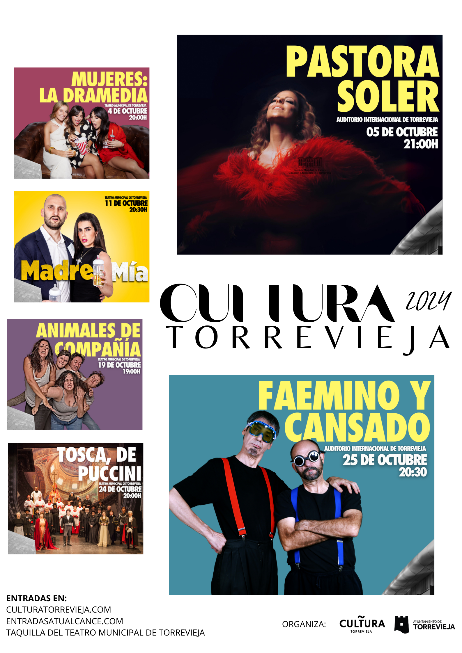 Programación «Cultura Torrevieja» – Septiembre.Diciembre 2024