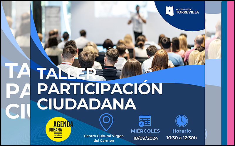 Convocatoria en el taller de participación del Ayuntamiento de Torrevieja