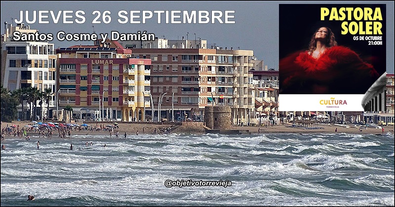 Agenda del jueves 26  de septiembre