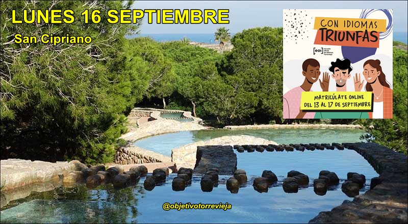 Agenda del lunes 16 de septiembre