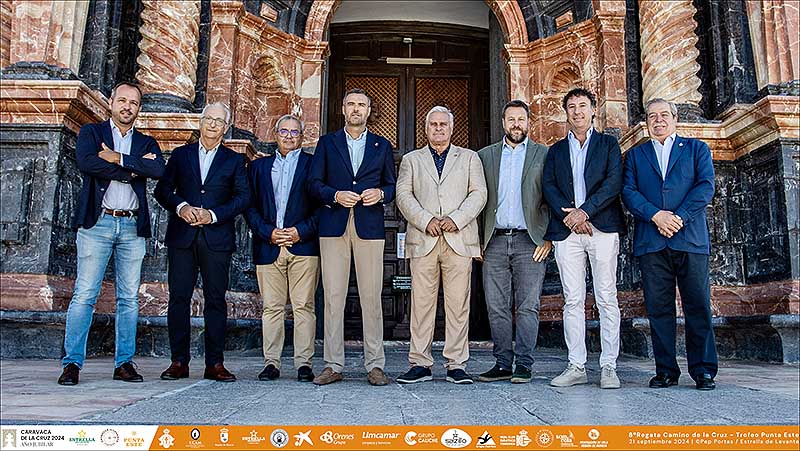 La ‘Punta Este 2024’ iza sus velas en la Basílica de la Vera Cruz de Caravaca