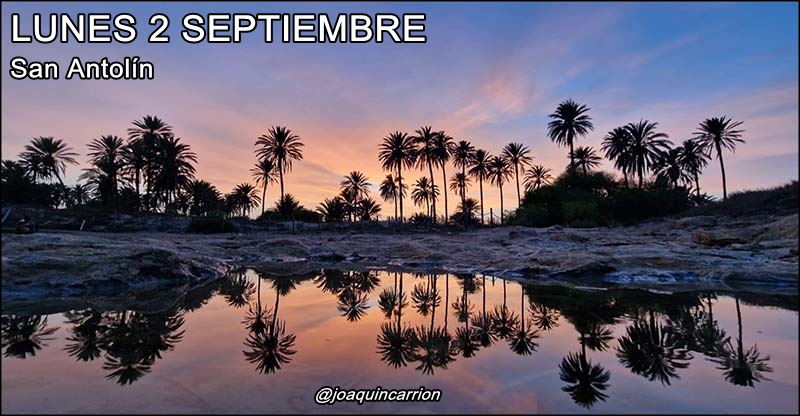 Agenda del lunes 2 de septiembre