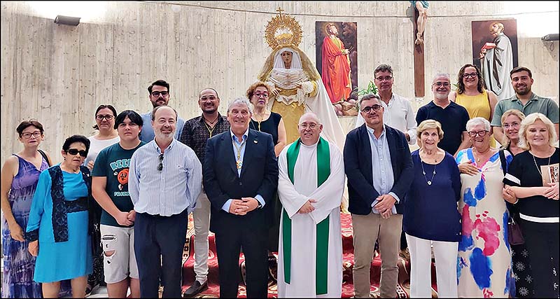 La Hermandad de la Cena festejó a su titular la Virgen de la Victoria