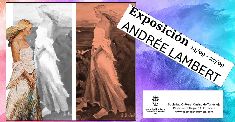 Exposición en el  Casino de la obra de Andreé Lambert