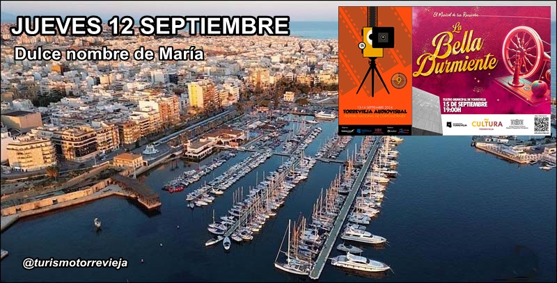 Agenda del jueves 12 de septiembre