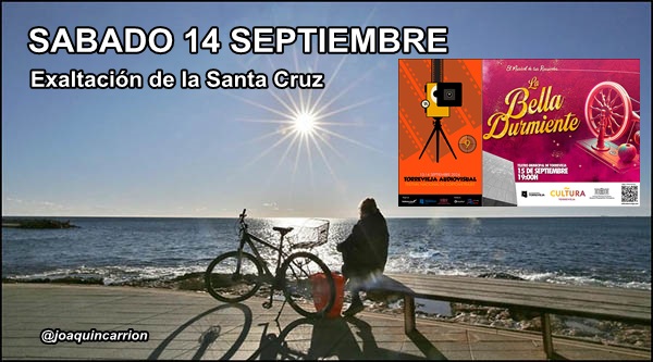 Agenda fin de semana 13 al 15 de septiembre (II)