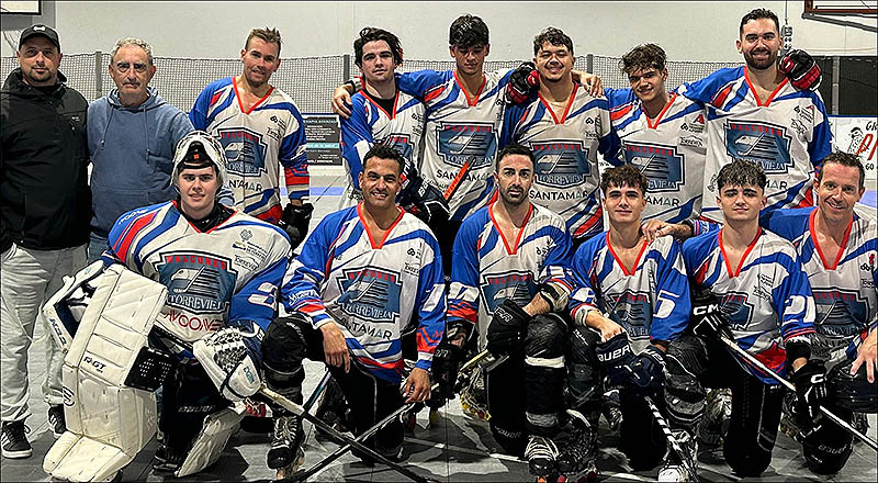 Los Halcones de Torrevieja logran dos victorias en la Liga Nacional Plata y una en la Valenciana de hockey línea