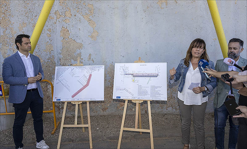Comienzan las obras de repavimentación y reparación del dique de levante, con una inversión de 6.543.733 euros y un plazo de ejecución de 9 meses