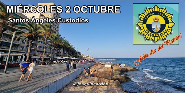 Agenda del miércoles 2 de octubre