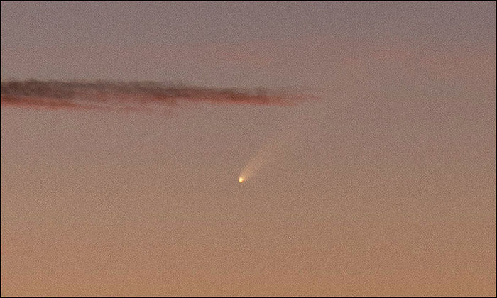 El ‘cometa del siglo’ sobrevuela Torrevieja