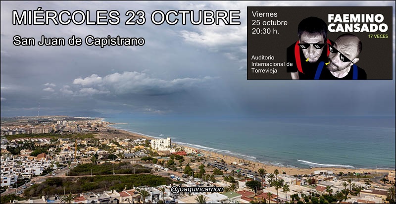 Agenda del miércoles 23 de octubre