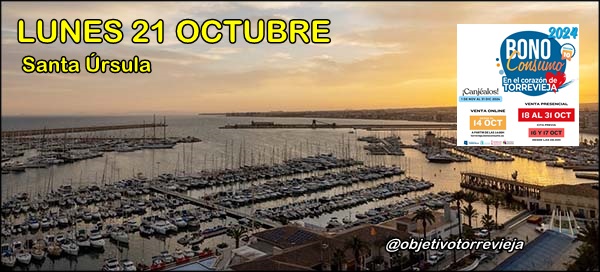 Agenda del lunes 21 de octubre