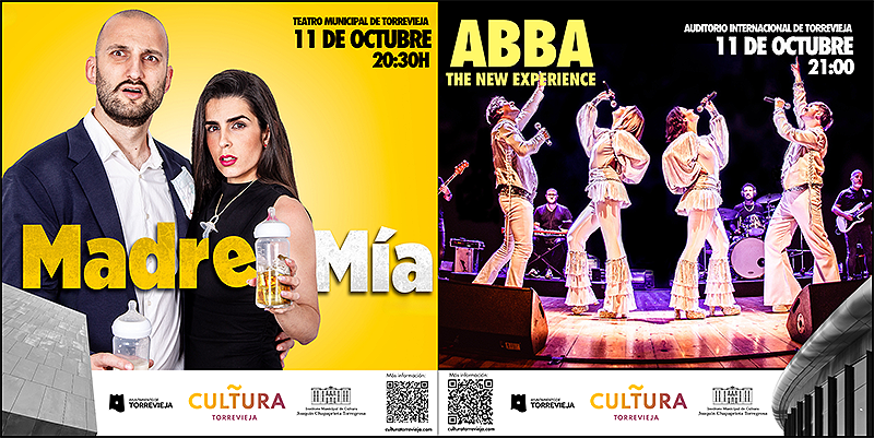 Ismael Lemais y la Kiskillosa, Abba y la Orquesta Sinfónica de Torrevieja forman parte de la agenda cultural de este fin de semana
