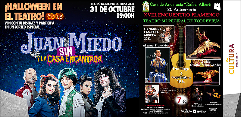 Las terroríficas aventuras de «Juan sin miedo” y el XVIII Encuentro Flamenco: dos citas en el Teatro Municipal esta semana