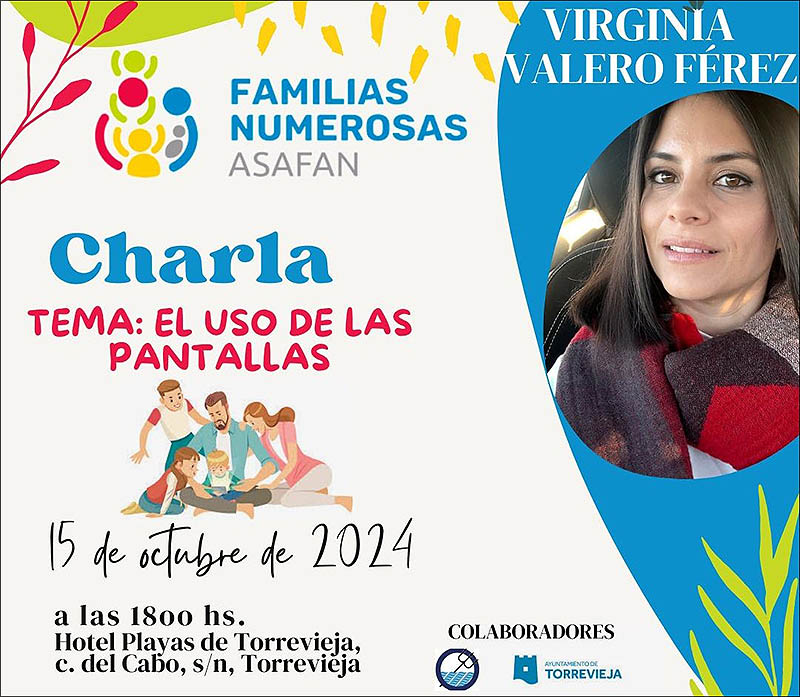 Asafan organiza esta tarde la charla «El uso de las pantallas»