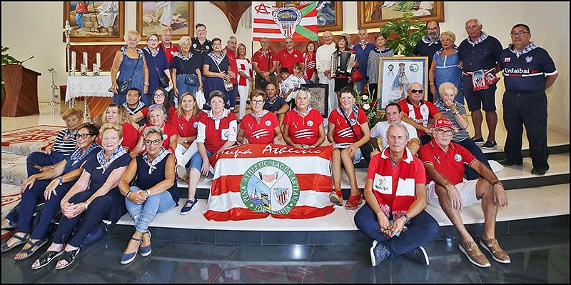 La Peña del Athletic “Lagun Artean” celebra el viernes 11  la Fiesta de la «Amatxu de Begoña»