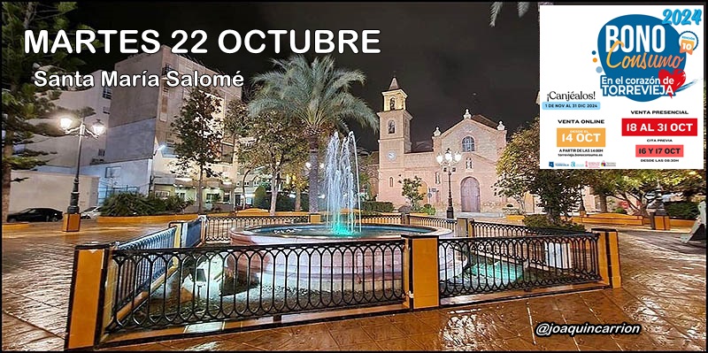 Agenda del martes 22 de octubre