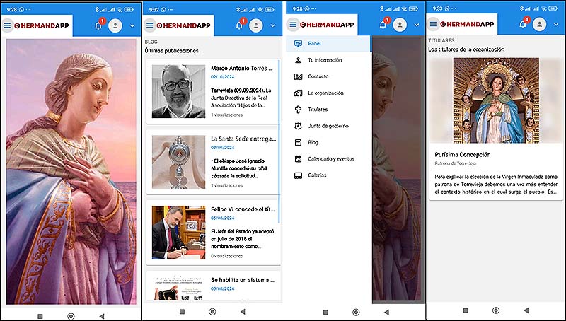 Los ‘Hijos de la Inmaculada’ lanzan una APP móvil para mejorar la comunicación con los asociados