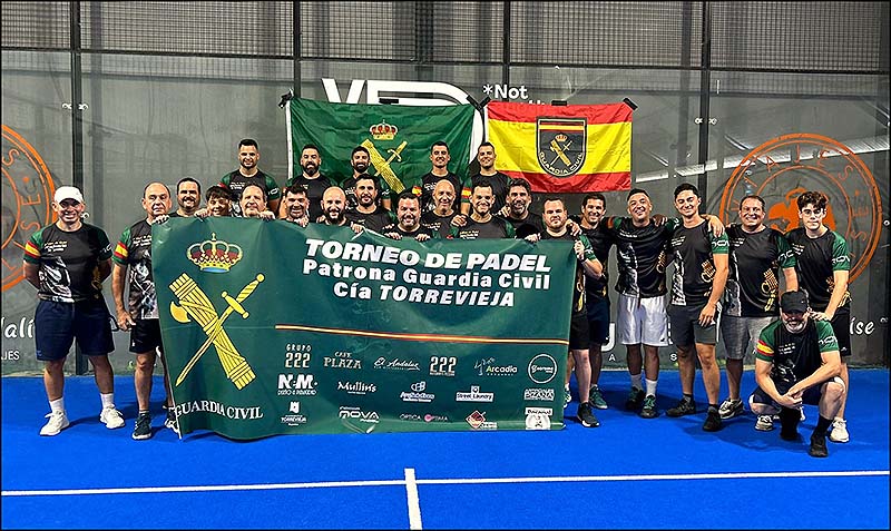Alberto Garrido y José Bernabéu campeones del III Torneo de Padel  “Patrona Guardia Civil”