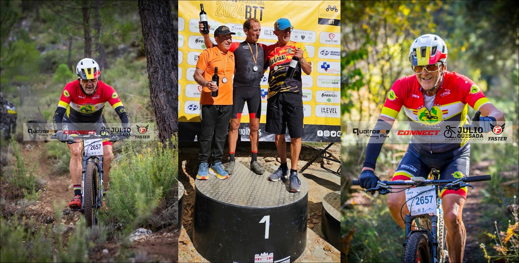 Jean Luc Lecrenier del CD Chatarras Torrevieja, tercer puesto en su categoría Master + en la XX edición del Maratón LCRM en Riopar
