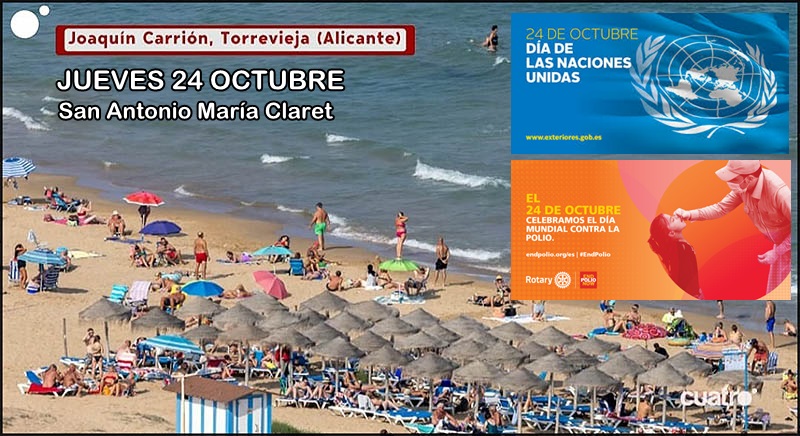 Agenda del jueves 24 de octubre