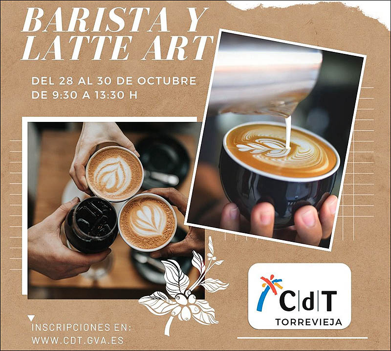 El CdT oferta un Curso Barista y Latte Art