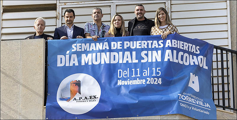 Apaex Torrevieja  dio inicio su Semana de Puertas Abiertas “Día Mundial sin Alcohol”