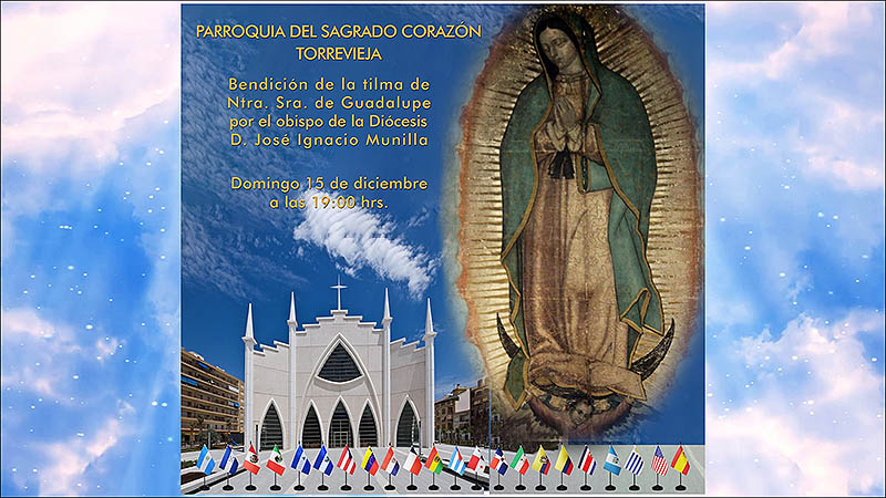 La Parroquia del Sagrado Corazón de Torrevieja acoge a la Virgen de Guadalupe y a la comunidad latina