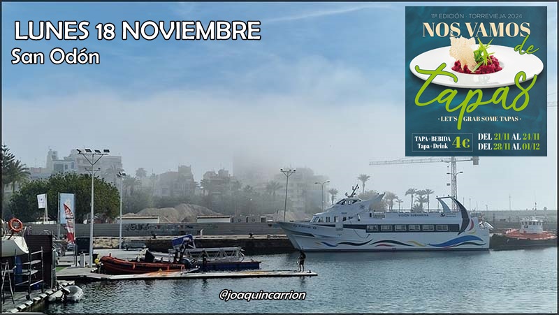 Agenda del lunes 18 de noviembre