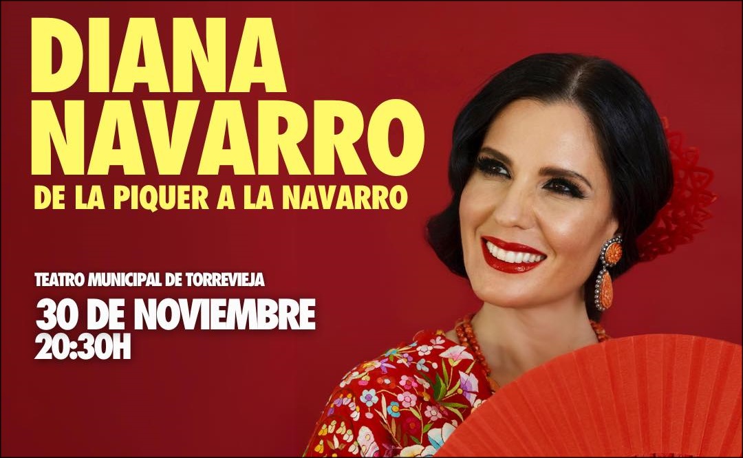 Diana Navarro, llega a Torrevieja con su espectáculo “De la Piquer a la Navarro”