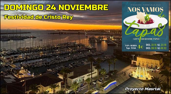 Agenda fin de semana 22 al 24 de noviembre (y III)