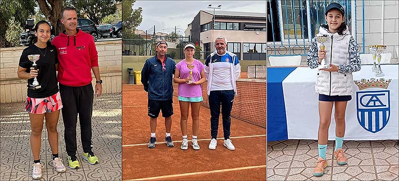 El Club de Tenis Torrevieja triunfó este fin de semana en varias categorías