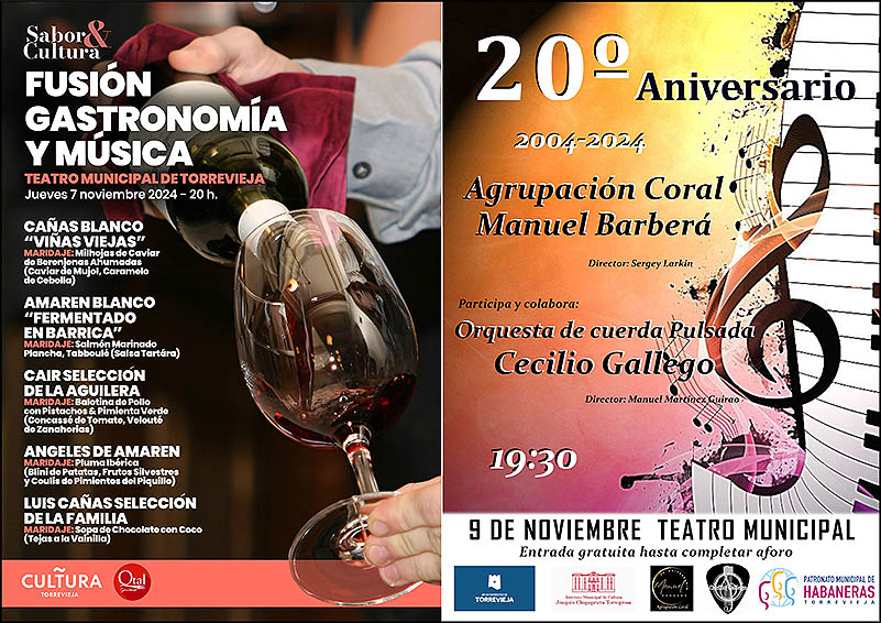 Una nueva edición de “Sabor & Cultura” y la coral Manuel barberá le darán el toque musical al Teatro Municipal esta semana