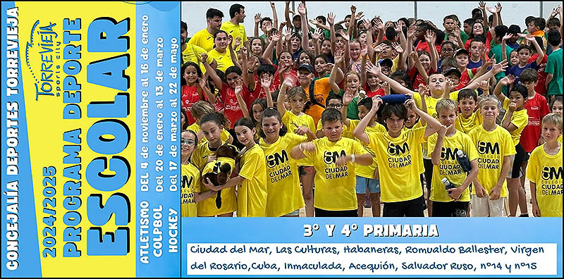 Arrancó el Programa Deporte Escolar de la Temporada 2024/2025 con la actividad “Jugando al Atletismo”