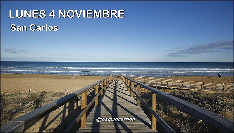 Agenda del lunes 4 de noviembre
