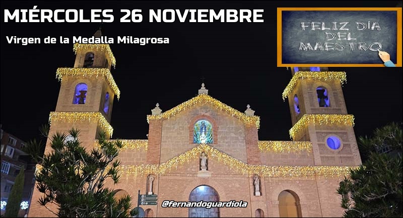 Agenda Miércoles 27 de noviembre