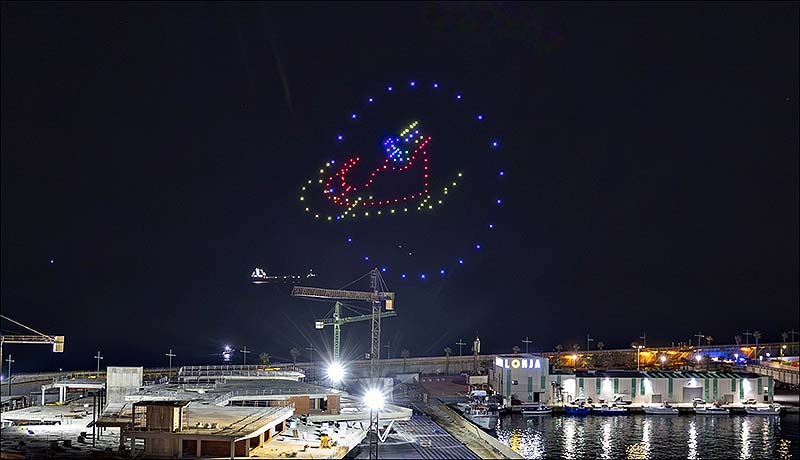 La Navidad de Torrevieja vivió una espectacular noche de drones
