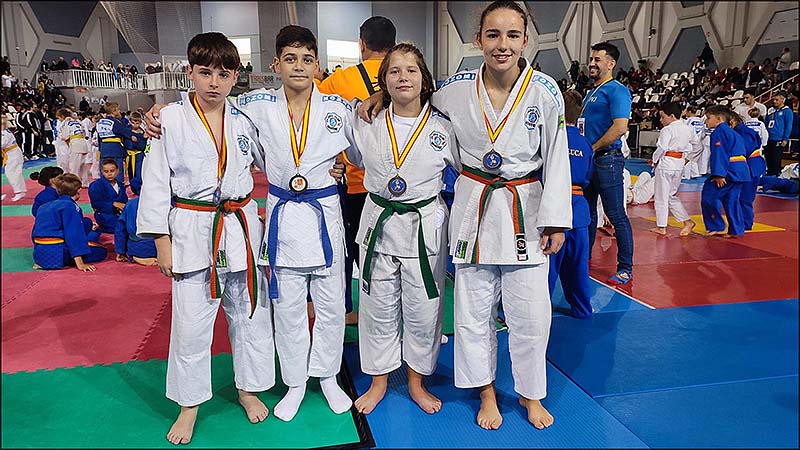 11 Medallas para el Judo Club Nozomi y la escuela municipal de judo