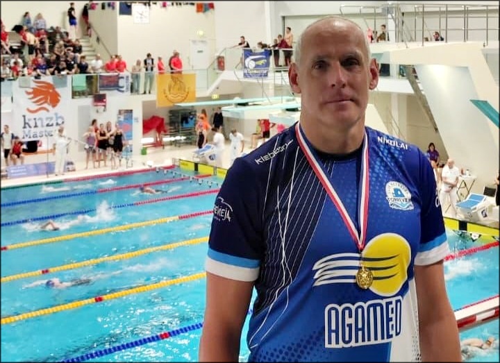 El nadador Nikolai Voronin, participó en el Open Máster de los Países Bajos