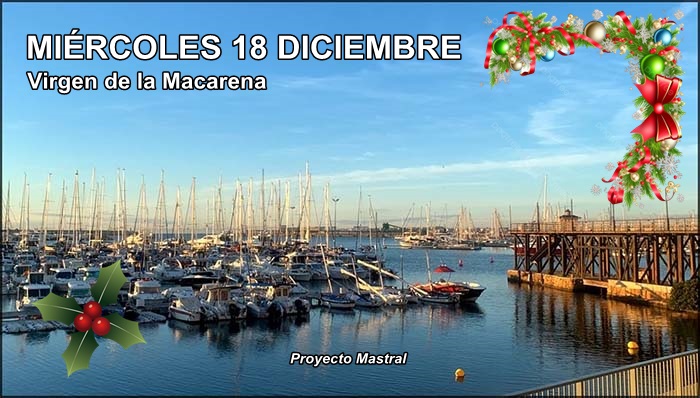 Agenda del miércoles 18 de diciembre