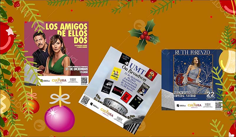 Cultura Torrevieja cierra este año a lo grande con los espectáculos de El Cascanueces, Malena Alterio & David Lorente, Ruth Lorenzo y la UMT