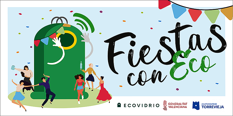 Torrevieja acoge durante sus fiestas patronales la campaña de ecovidrio “Fiestas con Eco”